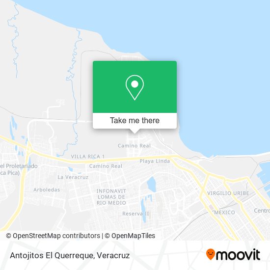 Mapa de Antojitos El Querreque