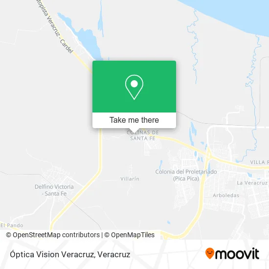 Óptica Vision Veracruz map