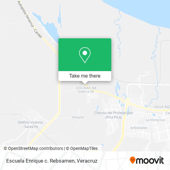 Escuela Enrique c. Rebsamen map