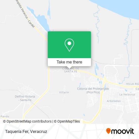 Mapa de Taquería Fer