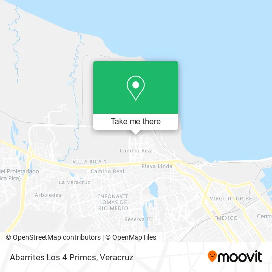 Abarrites Los 4 Primos map