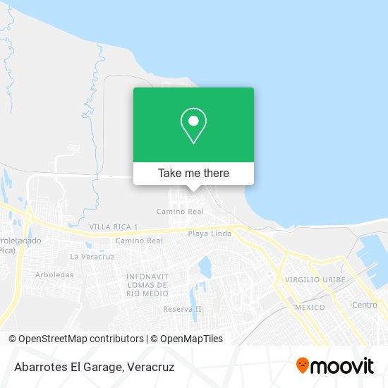 Mapa de Abarrotes El Garage