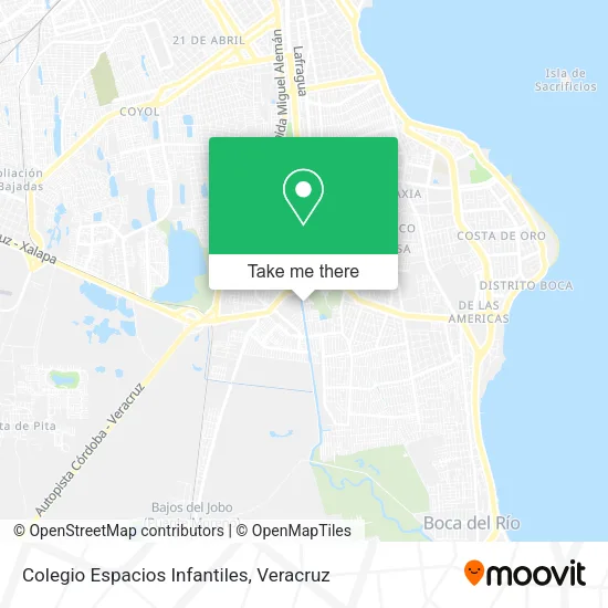 Colegio Espacios Infantiles map