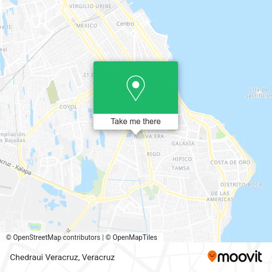 Chedraui Veracruz map