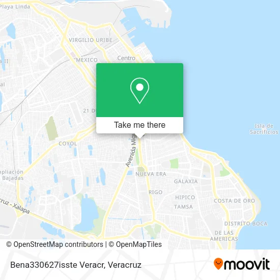 Bena330627isste Veracr map