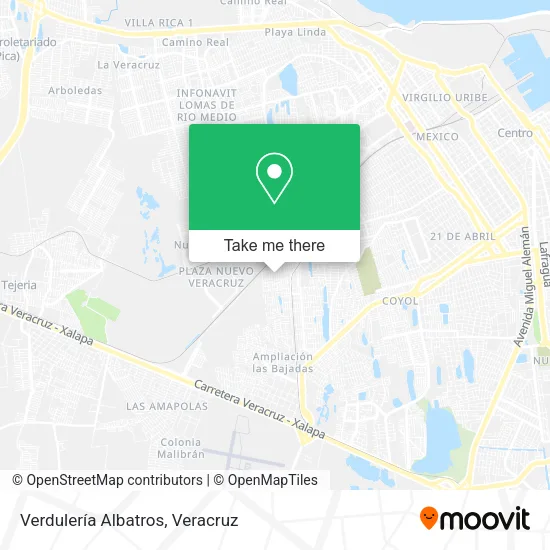 Verdulería Albatros map
