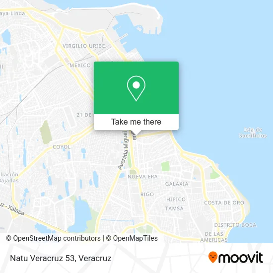 Natu Veracruz 53 map