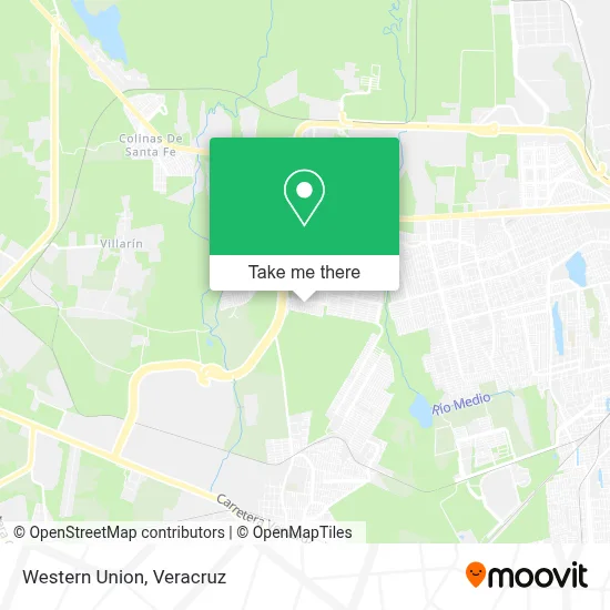 Western Union map