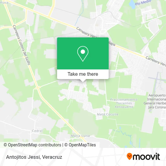Antojitos Jessi map