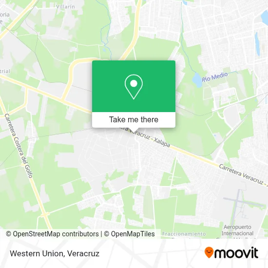 Western Union map