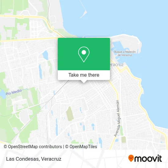 Las Condesas map