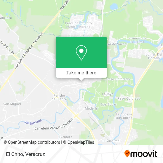 El Chito map