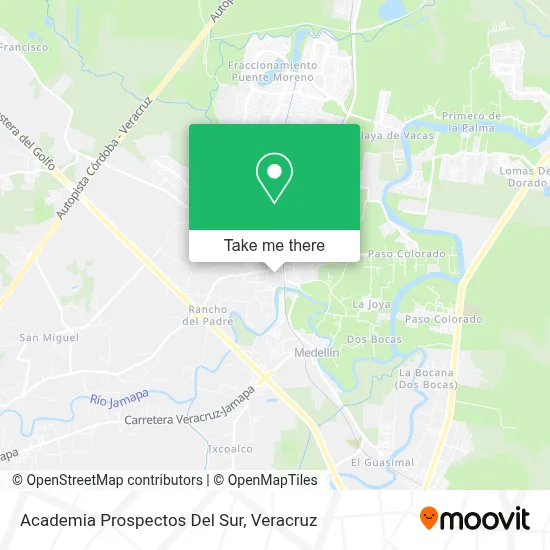 Academia Prospectos Del Sur map