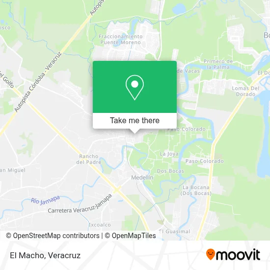 El Macho map
