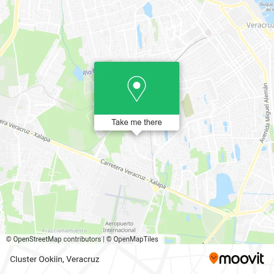 Cluster Ookiin map