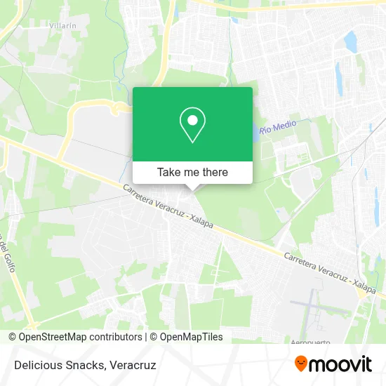 Delicious Snacks map