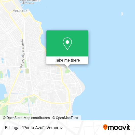 El Llagar "Punta Azul" map