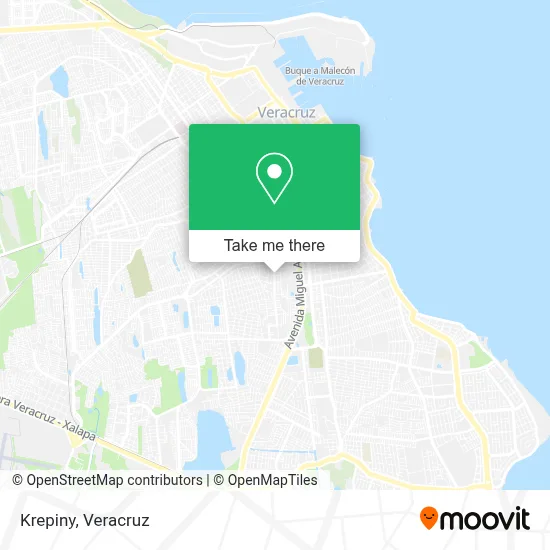 Krepiny map