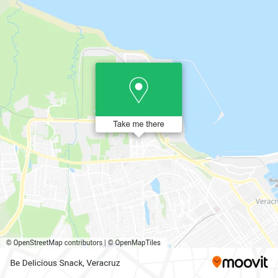 Be Delicious Snack map