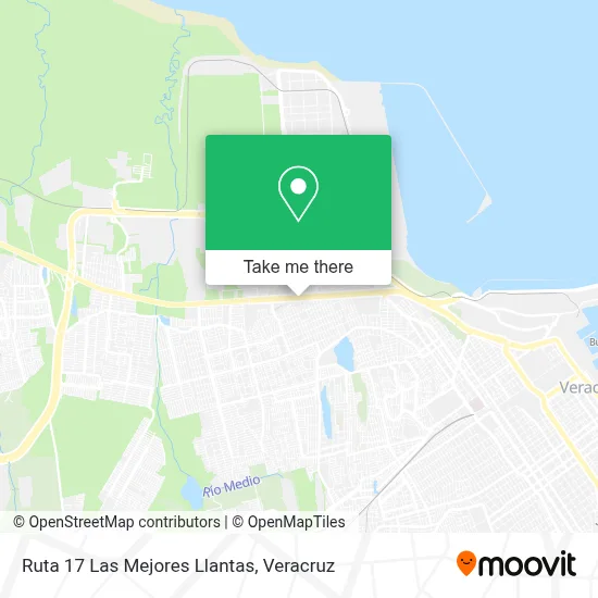 Ruta 17 Las Mejores Llantas map