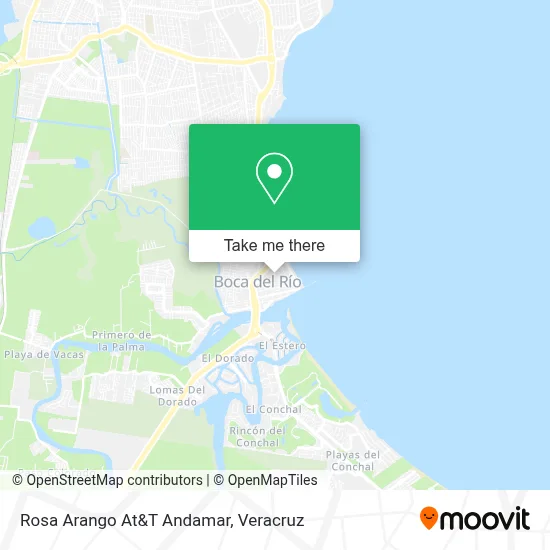 Rosa Arango At&T Andamar map