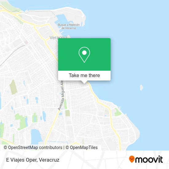 E Viajes Oper map