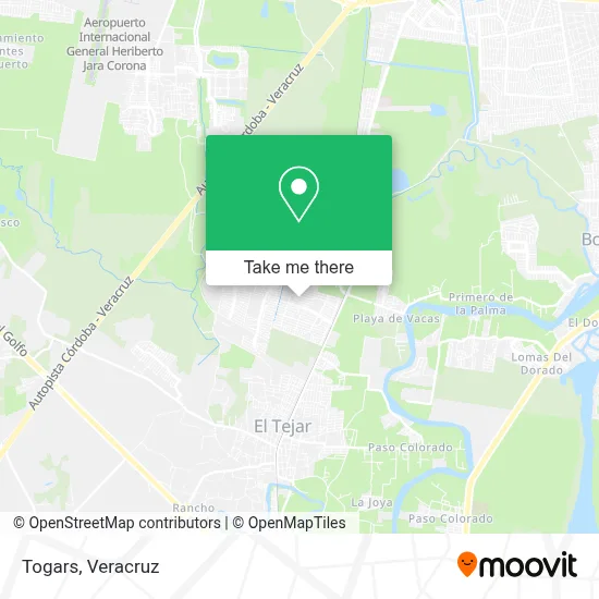 Togars map