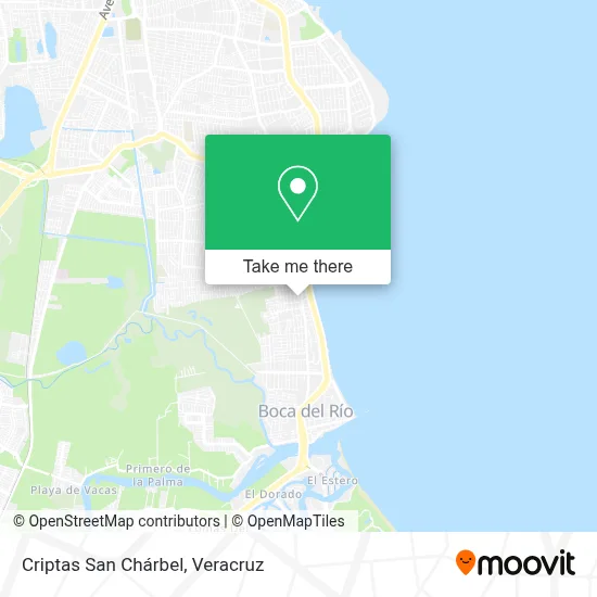 Criptas San Chárbel map