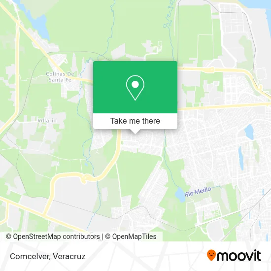 Comcelver map