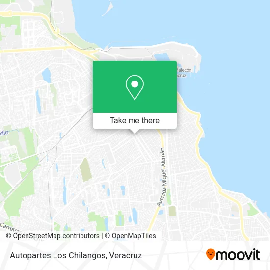 Autopartes Los Chilangos map