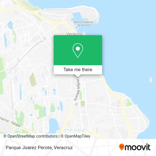 Parque Juarez Perote map