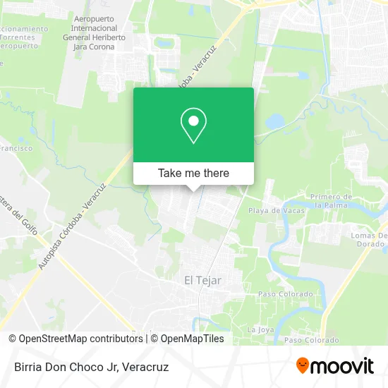 Birria Don Choco Jr map