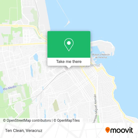 Ten Clean map