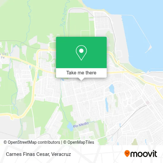 Carnes Finas Cesar map