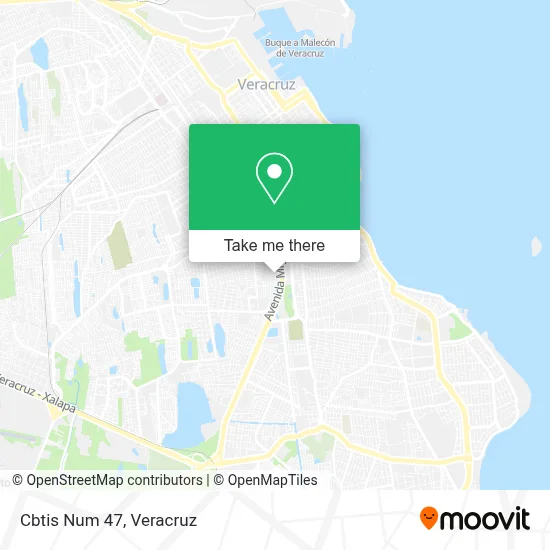 Cbtis Num 47 map