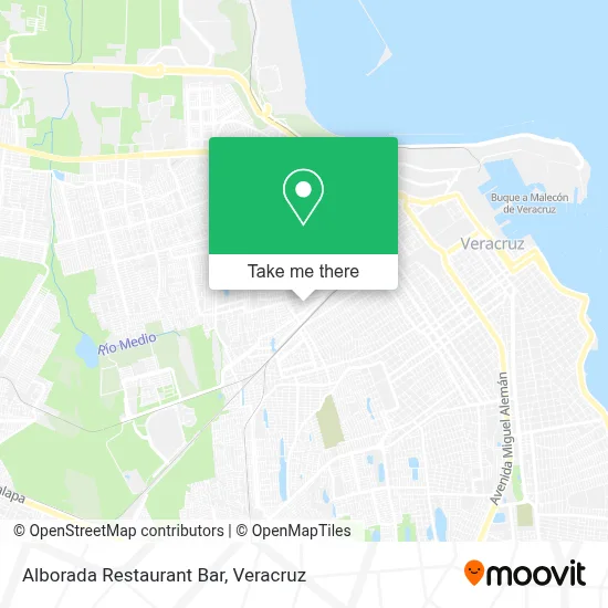 Alborada Restaurant Bar map