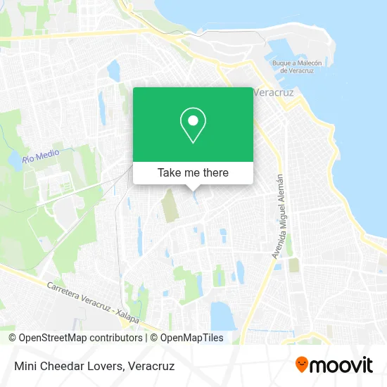 Mini Cheedar Lovers map