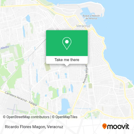 Ricardo Flores Magon map