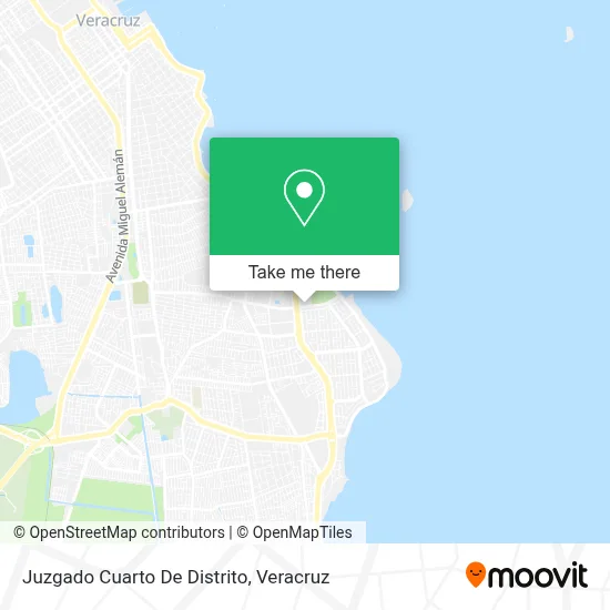 Juzgado Cuarto De Distrito map