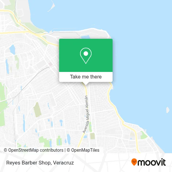 Reyes Barber Shop map