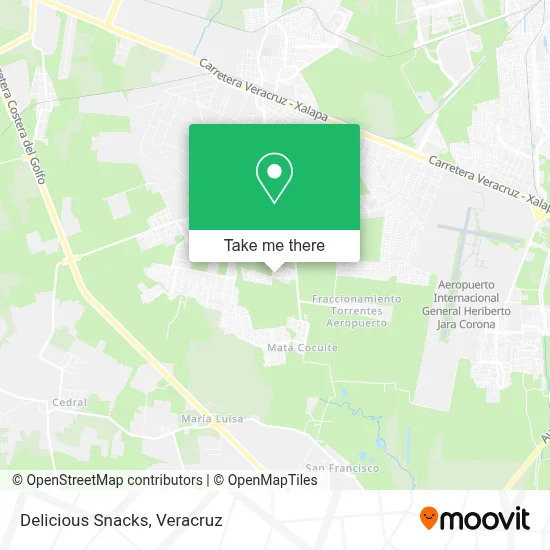 Delicious Snacks map