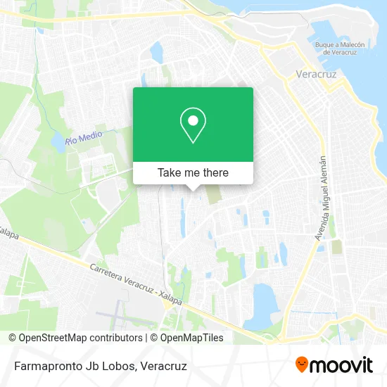 Farmapronto Jb Lobos map
