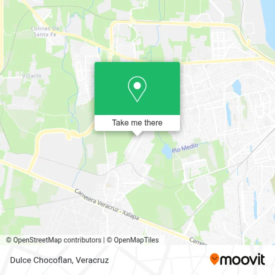 Dulce Chocoflan map