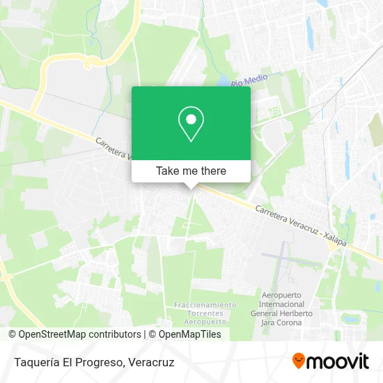 Taquería El Progreso map