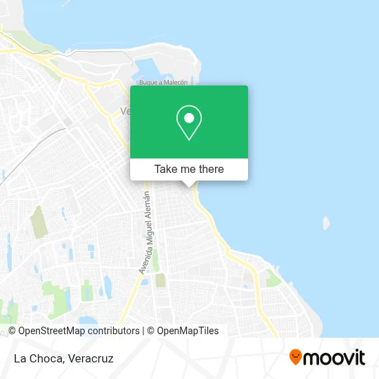 La Choca map