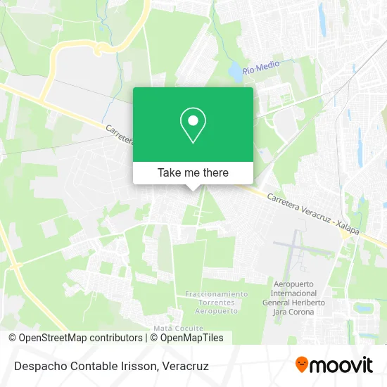 Despacho Contable Irisson map