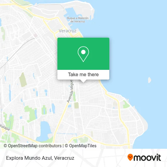 Explora Mundo Azul map