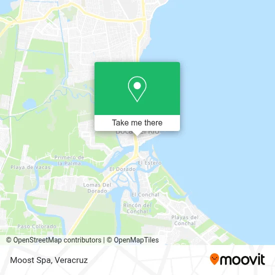 Moost Spa map