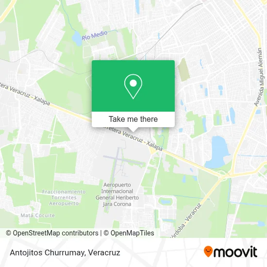 Antojitos Churrumay map