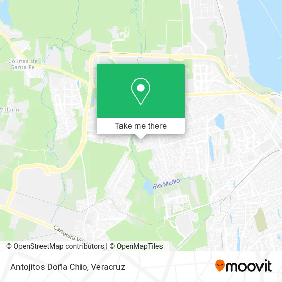 Antojitos Doña Chio map